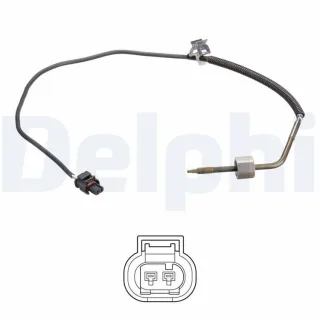 Delphi Abgastemperatursensor Mercedes A-Klasse W169 B-Klasse W245 TS30101