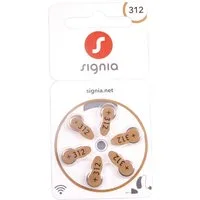 Signia Signia Hörgeräte Batterien 312 - 36 Batterien Knopfzelle