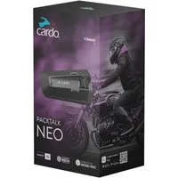 Cardo Packtalk Neo Kommunikationssystem Einzelset Headset (Wasserdicht Bluetooth)