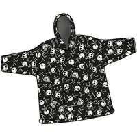 Aymax sprl Poncho Disney Jack Skellington Hoodie Decke Weihnachten für Erwachsene