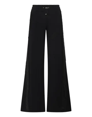Skater Fit Tracksuit Pants Strass Band