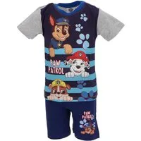 PAW PATROL Pyjama Shortama – Kinderpyjama & Sommer Schlafanzug aus 100% Baumwolle