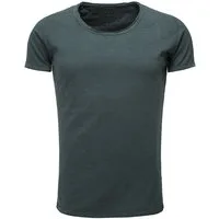 Key Largo T-Shirt Bread vintage Look uni Basic T00621 Rundhalsauschnitt unifarben kurzarm slim fit
