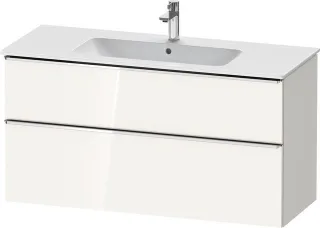 Duravit D-Neo Waschtischunterbau wandhängend Weiß Hochglanz 1210x462x625 mm - DE4364010220000 DE4364010220000