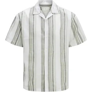 Jack And Jones - Hemd für Herren, Revere Kragen (Vetivergras)