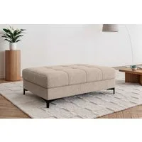 OTTO home Polsterhocker LEEVKE Sitzhocker passend zum Sofa, Breite 115 cm, mit hochelastischer Schaum und Wellenunterfederung