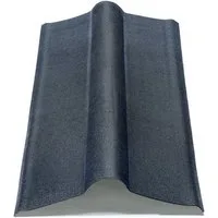 Onduline Dachdurchführung Onduline Firsthaube Ondalux 100 x 18 cm schwarz, Stoff