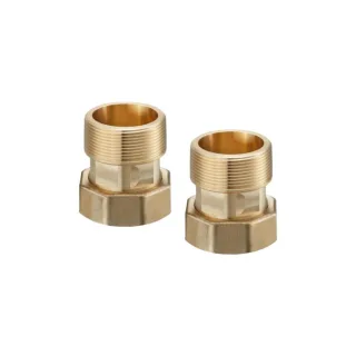Oventrop Regumat Verschraubung 1352089 R 2 AG x G 2 Überwurfmutter, für DN 40/50