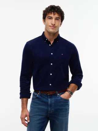 SOLID CORDUROY RF SHIRT Imperial Navy - Gr. - L