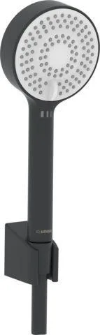 Hansa Handbrausegarnitur HANSABASICJET 4468 3-strahlig Matt-Schwarz 4468013333