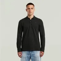 G-STAR Poloshirt Dunda Slim Polo langärmlig, mit Logo