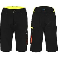TMG International Arbeitsshorts Herren Profile kurze Arbeitshose schwarz bequeme Workwear robust, straparzierfähig und bequem