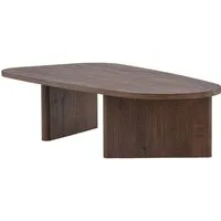 Venture Home Couchtisch, Sofatisch, MDF, oval, flach, großzügig, modern