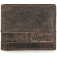 Benthill Geldbörse Herren Echt-Leder Geldbeutel RFID Großes Portemonnaie Männer Vintage, RFID-Schutz Kartenfächer Münzfach
