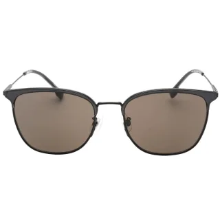 Hugo Boss - Sonnenbrille mit dunklem Ruthenium-Grau-Rahmen und grauen Gläsern
