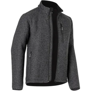 KÜBLER Strick Fleecejacke dunkelgrau XXL - 1742 6510-98-XXL