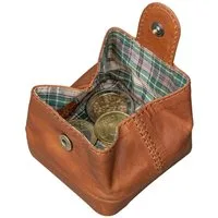 Benthill Mini Geldbörse Leder Münzbörse Slim Wallet Schlanke Minibörse Münzen Geldbörse, Münzfach