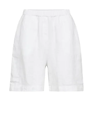 MOS MOSH - MMEmmie Linen Bermuda Shorts white - Gr. - M
