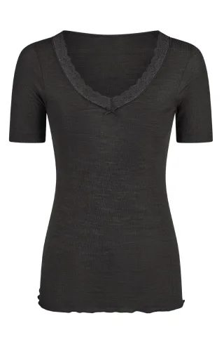 Nina von C. - Spencer / City-Shirt schwarz - Gr. - 38