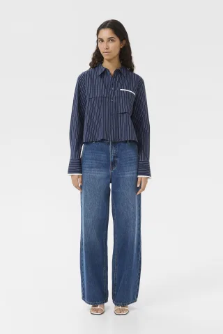 Langarm - Hemd KBAmy Classic fit navy