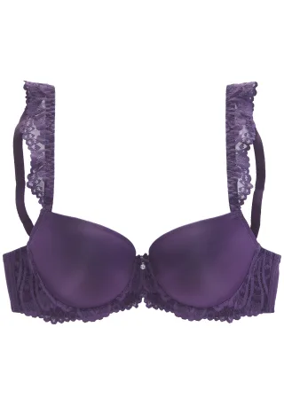LASCANA - LASCANA foam bra plum - Gr. - 75B