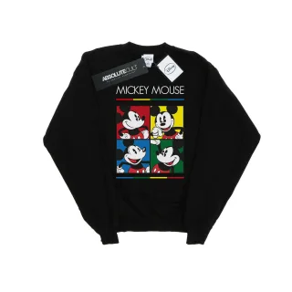 Disney - "Mickey Mouse Square Colour" Sweatshirt für Damen (Schwarz)