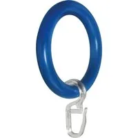 GARESA Gardinenring Kunststoffring mit Haken, (20-St), für Durchmesser bis 28mm, einfache Montage