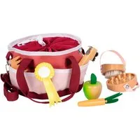 Small Foot Stehtier Spielzeug Pferdepflege-Set mit Tasche, für alle Pferde