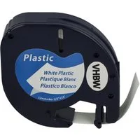 vhbw Beschriftungsband passend für Dymo LetraTag LT-100H, 2000, LT-100T, Plus LT-100H, 200B, Hochwertige Patrone für Ihren Etikettendrucker, Ihr Beschriftungsgerät