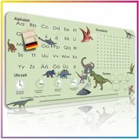 Lineo Schreibtischunterlage Tischunterlage & Malunterlage für Kinder 80x40 cm abwischbar, (Robuste Malunterlage Schreibtisch Unterlegmatte)