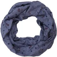 MIRROSI Loop Damen Schal mit Blumen-Muster Weich aus 100% Baumwolle Schlauchschal, (ca. 160x44cm Zweimal um den Hals wickelbar)