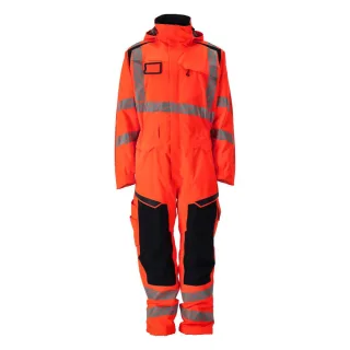 MASCOT Winteroverall ACCELERATE SAFE Hi-vis Rot / Dunkelanthrazit 4XL - 19019-449-22218-4XL