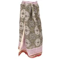 Guru-Shop Sarong Leichter Pareo Schal, Sarong, handbedrucktes..