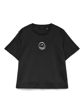 VERO MODA - VMSARA METTE SS TOP BOX JRS NOOS Black - Gr. - S