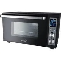 Digitaler Grillbackofen KB E300, Mini-Backofen schwarz/silber