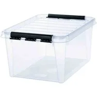 Orthex Aufbewahrungsbox Hobby Box 31 m. Deckel transparent, Mit Deckel, Stapelbar