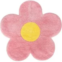 Sass & Belle Badematte Flower Blume, Höhe 10 mm, weich, Baumwolle, Blüte, ca. Ø 60 cm