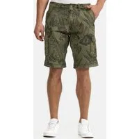 Indicode Cargoshorts Herren Albert Cargo Shorts Herrenshorts Hawaiishorts mit 6 Taschen, 100% Baumwolle