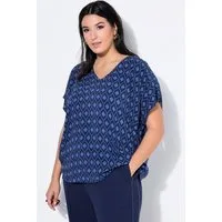 Studio Untold Druckbluse Blusenshirt oversized Rauten