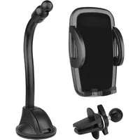 fontastic Handy-Halterung Handy Halterung - Lüftungsgitterhalter & Saugfuß