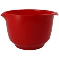Birkmann Rührschüssel COLOUR KITCHEN, Rot, B 24 cm, 3 Liter, Kunststoff, (1-tlg), PET-Kunststoff, mit Anti-Rutsch-Ring am Boden