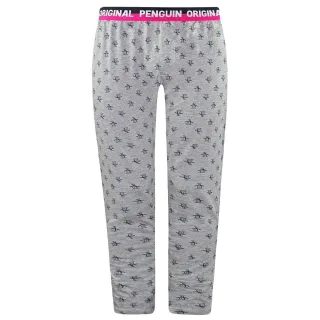 Original Penguin Aop Pete Mens Grey Lounge Pyjamas Bottoms
