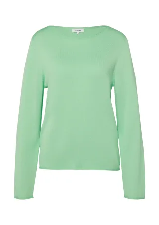 s.Oliver - Strickpullover grün - Gr. - 42