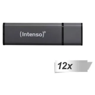 12x1 Intenso Alu Line anthrazit 4GB USB Stick 2.0