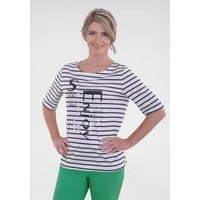 NAVIGAZIONE Print-Shirt (1-tlg) mit Statement-Print