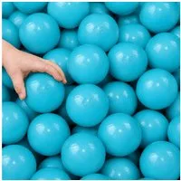 LittleTom Bällebad-Bälle Baby - 50 Bunte Bälle fürs Bällebad - Geprüfte Spielbälle für Kinder (50-St), Ab dem 1. Tag: Babybälle zum Greifen - Plastikbälle für den Bällepool