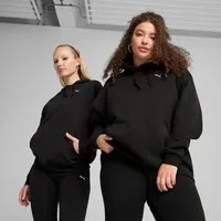PUMA Kapuzensweatshirt ESS RELAXED HOODIE FL mit verstellbarer Kapuze, mit Kängurutasche, mit Rippbündchen