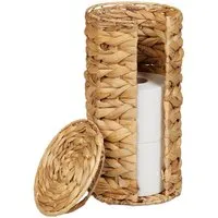 relaxdays Toiletten-Ersatzrollenhalter Toilettenpapier Aufbewahrung 3 Rollen