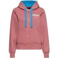 QueenKerosin Kapuzensweatjacke Hottie on the run (1-tlg) mit großem Rückenprint