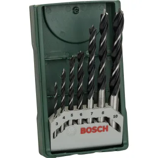Bosch Mini-X-Line-Holzbohrer-Set, 7-teilig - 2607019580